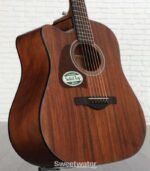 Ibanez AW54LCE Acoustic-Electric Guitar - Open Pore Natural - Image 3