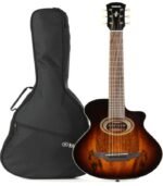 Yamaha APXT2EW 3/4-size Thin-line Cutaway - Tobacco Brown Sunburst Essentials Bundle - Image 2