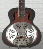 Gretsch G9220 Bobtail Round-neck Mahogany Body Resonator - 2-color Sunburst, Padauk Fingerboard - Image 3