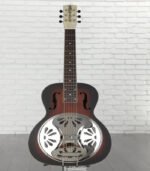 Gretsch G9220 Bobtail Round-neck Mahogany Body Resonator - 2-color Sunburst, Padauk Fingerboard - Image 9