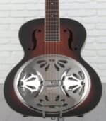 Gretsch G9220 Bobtail Round-neck Mahogany Body Resonator - 2-color Sunburst, Padauk Fingerboard - Image 4