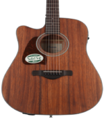 Ibanez AW54LCE Acoustic-Electric Guitar - Open Pore Natural