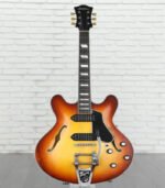 Eastman Guitars T64/v Thinline Hollowbody Electric Guitar - Antique Goldburst Varnish - Image 3