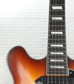 Eastman Guitars T64/v Thinline Hollowbody Electric Guitar - Antique Goldburst Varnish - Image 4