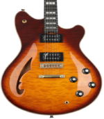 EVH SA-126 Special Quilted Maple Semi-hollowbody Electric Guitar - Trans Purple - Image 7