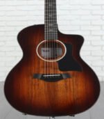 Taylor 224ce-K DLX Grand Auditorium Acoustic-electric Guitar - Tobacco - Image 2