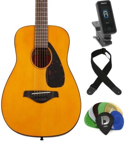 Yamaha JR1 3/4-size Dreadnought Essentials Bundle - Natural
