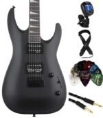 Jackson Dinky Arch Top JS22 DKA Essentials Bundle - Satin Black