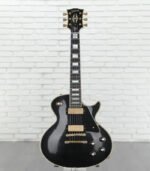 Gibson Custom 1968 Les Paul Custom Reissue Electric Guitar - Murphy Lab Ultra Light Aged Ebony - Image 2