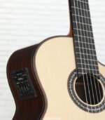Cordoba GK Pro Negra Nylon String Acoustic-Electric Guitar - Spruce - Image 9