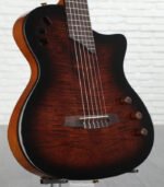 Cordoba Stage Thinbody Nylon Acoustic-electric Guitar - Edgeburst - Image 3