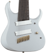 Ibanez Axe Design Lab RGDMS8 Multi-scale 8-string Electric Guitar - Classic Silver Matte - Image 2
