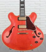 Gibson Custom 1959 ES-355 Reissue Stop Bar Semi-hollow Electric Guitar - Murphy Lab Light Aged Watermelon Red