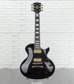 Gibson Custom Les Paul Custom - Ebony with Ebony Fingerboard - Image 2