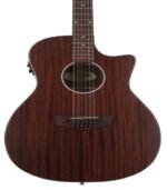 D'Angelico Premier Fulton LS 12-string Acoustic-electric Guitar - Mahogany Satin