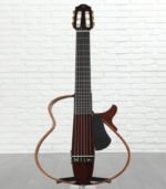 Yamaha SLG200NW Silent Guitar, Wide Nylon-String - Natural - Image 3