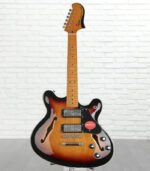Squier Classic Vibe Starcaster Semi-hollowbody Electric Guitar - 3-tone Sunburst - Image 2