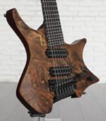 Strandberg Boden J Artisan 7 Electric Guitar Run #4 - Transparent Grey Satin with Brown Resin - Image 2