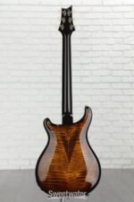 PRS Hollowbody II Piezo Electric Guitar - Black Gold Wraparound Burst, 10-Top - Image 7