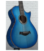 Taylor 2025 Catch Custom #1 C52ce "Windward Coast" Grand Concert 12-string Acoustic-electric Guitar - Blue Shaded Edgeburst - Image 2