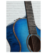 Taylor 2025 Catch Custom #1 C52ce "Windward Coast" Grand Concert 12-string Acoustic-electric Guitar - Blue Shaded Edgeburst - Image 4