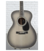 Martin OM-45 John Mayer Platinum Anniversary Acoustic Guitar - Platinum Gray Burst Top with Platinum Gray Toner Back & Sides