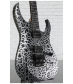 Schecter USA Sunset Extreme FR Electric Guitar - Satin Black/Silver Crackle - Image 2