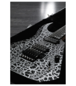 Schecter USA Sunset Extreme FR Electric Guitar - Satin Black/Silver Crackle - Image 4