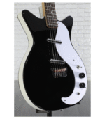 Danelectro Stock '59 Electric Guitar - Black - Image 2