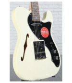 Squier Affinity Series Telecaster Thinline Electric Guitar - Olympic White with Laurel Fingerboard - Image 5