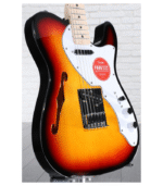 Squier Affinity Series Telecaster Thinline Electric Guitar - 3-color Sunburst with Maple Fingerboard - Image 2