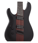 Schecter C-7 Multi-scale Rob Scallon Left-handed 7-string Electric Guitar - Satin Dark Roast