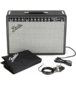 Fender '65 Deluxe Reverb 22-watt 1 x 12-inch Combo Amplifier - Black - Image 3