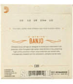 D'Addario EJ61 Nickel Wound Banjo Strings - .010-.023 Medium 5-string - Image 2